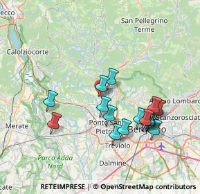 Mappa Via Montale Eugenio, 24030 Almenno San Bartolomeo BG, Italia (7.19529)