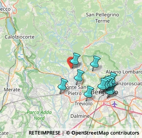 Mappa Via Montale Eugenio, 24030 Almenno San Bartolomeo BG, Italia (7.26)