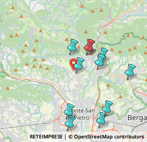 Mappa Via Montale Eugenio, 24030 Almenno San Bartolomeo BG, Italia (3.77091)