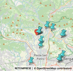 Mappa Via Montale Eugenio, 24030 Almenno San Bartolomeo BG, Italia (3.87923)