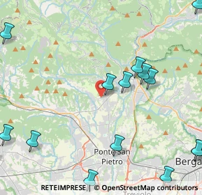 Mappa Via Montale Eugenio, 24030 Almenno San Bartolomeo BG, Italia (6.52235)