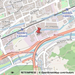 Mappa Via Raul Follerau, 8, 24027 Nembro, Bergamo (Lombardia)