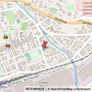 Mappa Viale Giuseppe Garibaldi, 17, 11100 Aosta, Aosta (Valle d'Aosta)