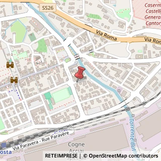 Mappa Via Esperanto, 2, 11100 Aosta, Aosta (Valle d'Aosta)