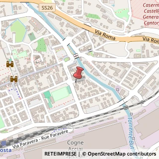 Mappa Via Esperanto, 2, 11100 Aosta, Aosta (Valle d'Aosta)
