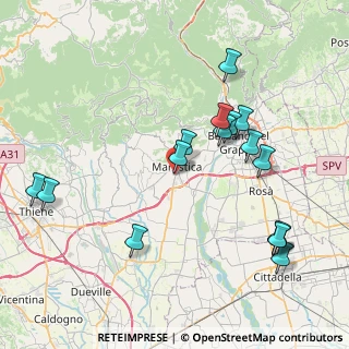 Mappa Strada Marosticana, 36063 Marostica VI, Italia (8.65375)