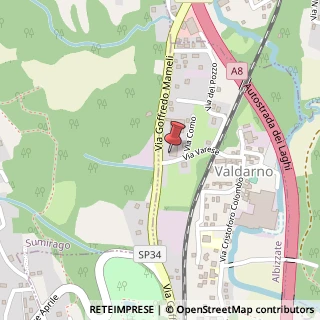 Mappa Via Varese, 14, 21041 Albizzate, Varese (Lombardia)