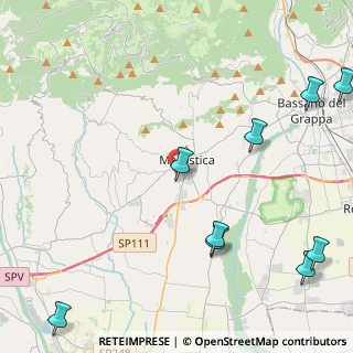 Mappa Via Gobbe, 36063 Marostica VI, Italia (6.59636)