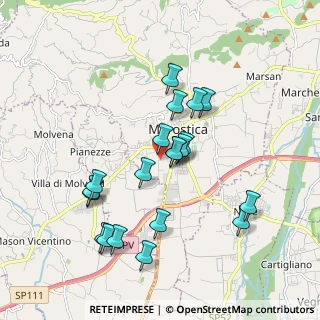 Mappa Via Gobbe, 36063 Marostica VI, Italia (1.75)
