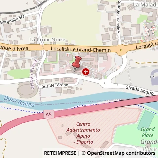 Mappa Località Grand Chemin, 24, 11020 Saint-Christophe, Aosta (Valle d'Aosta)