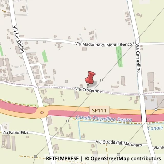 Mappa Via Crocerone, 42, 36061 Bassano del Grappa, Vicenza (Veneto)