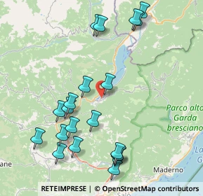 Mappa Via San Michele, 25074 Idro BS, Italia (9.0235)