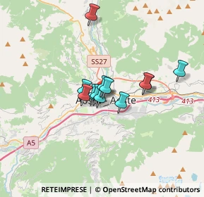 Mappa Via Croi de Ville, 11100 Aosta AO, Italia (2.12583)