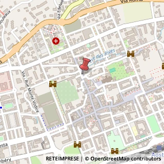 Mappa Piazza Pietro Leonardo Roncas,  5, 11100 Aosta, Aosta (Valle d'Aosta)