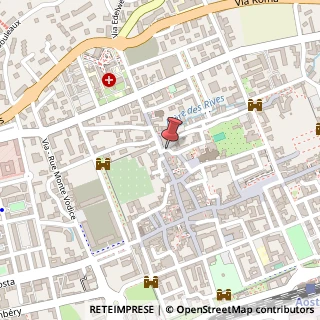 Mappa Piazza Pierre-Leonard Roncas, 8, 11100 Aosta, Aosta (Valle d'Aosta)