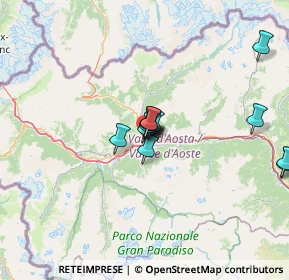 Mappa Piazza Pierre-Leonard Roncas, 11100 Aosta AO, Italia (10.68917)