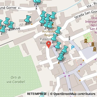 Mappa Piazza Pierre-Leonard Roncas, 11100 Aosta AO, Italia (0.07083)