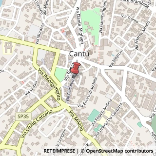 Mappa Via Giacomo Matteotti, 16, 22063 Cantù, Como (Lombardia)
