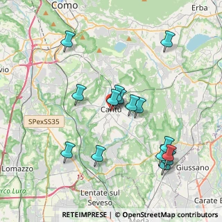 Mappa Via Camuzio, 22063 Cantù CO, Italia (3.88933)