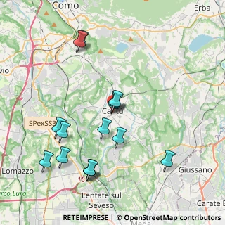 Mappa Via Camuzio, 22063 Cantù CO, Italia (4.07867)