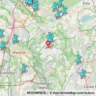 Mappa Salita Andrea Camuzio, 22063 Cantù CO, Italia (6.7855)