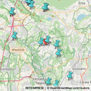 Mappa Piazza Boldorini, 22063 Cantù CO, Italia (6.592)