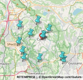 Mappa Salita Andrea Camuzio, 22063 Cantù CO, Italia (3.49917)