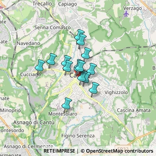 Mappa Via Giacomo Matteotti, 22063 Cantù CO, Italia (1.01)