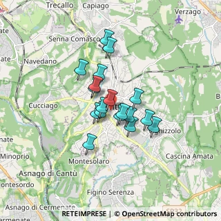 Mappa Via Camuzio, 22063 Cantù CO, Italia (1.155)