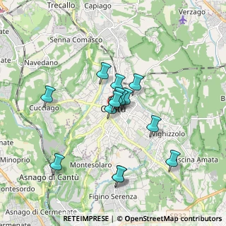Mappa Via Camuzio, 22063 Cantù CO, Italia (1.43786)
