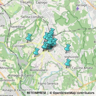 Mappa Via Giacomo Matteotti, 22063 Cantù CO, Italia (0.75235)