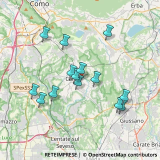 Mappa V.le Ospedale, 22063 Cantù CO, Italia (3.58857)