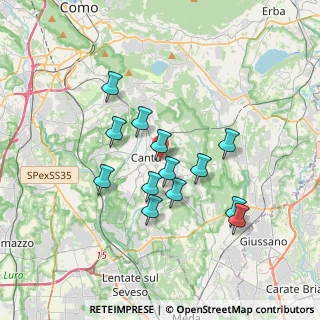 Mappa V.le Ospedale, 22063 Cantù CO, Italia (3.04154)