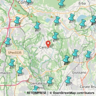 Mappa V.le Ospedale, 22063 Cantù CO, Italia (6.41)