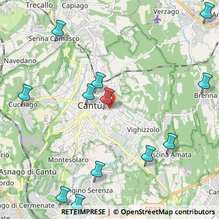 Mappa V.le Ospedale, 22063 Cantù CO, Italia (2.86917)