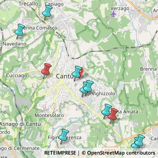 Mappa V.le Ospedale, 22063 Cantù CO, Italia (2.82)