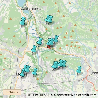 Mappa Via Dorando Pietri, 24034 Cisano Bergamasco BG, Italia (4.19611)