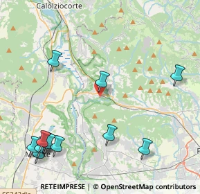 Mappa Via Dorando Pietri, 24034 Cisano Bergamasco BG, Italia (5.52462)