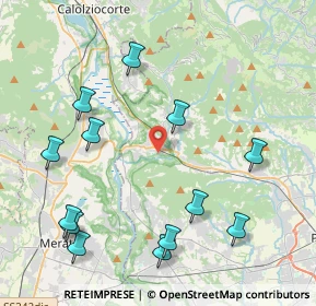 Mappa Via Dorando Pietri, 24034 Cisano Bergamasco BG, Italia (4.83154)