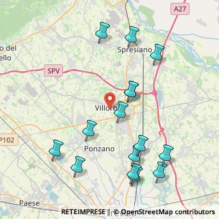 Mappa Via Trento, 31020 Villorba TV, Italia (4.58933)