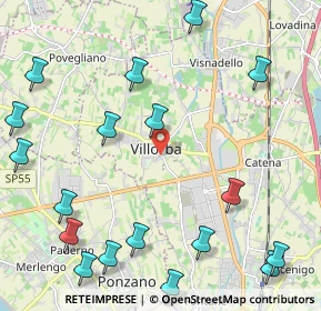 Mappa Via Trento, 31050 Villorba TV, Italia (3.002)