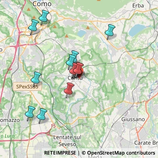 Mappa Via Fabio Filzi, 22063 Cantù CO, Italia (3.31714)