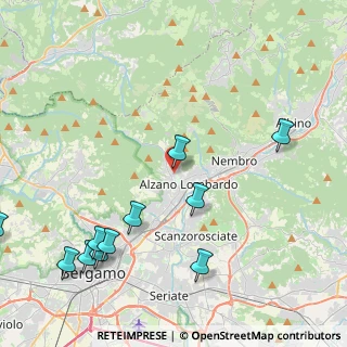 Mappa Via Guglielmo Marconi, 24022 Alzano Lombardo BG, Italia (5.31727)
