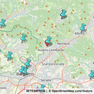 Mappa Via Guglielmo Marconi, 24022 Alzano Lombardo BG, Italia (7.05333)