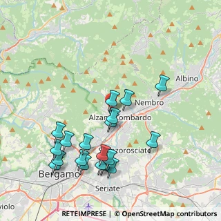 Mappa Via Guglielmo Marconi, 24022 Alzano Lombardo BG, Italia (4.28316)