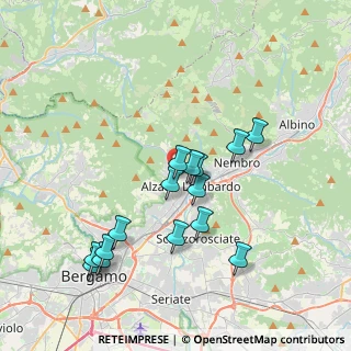 Mappa Via Guglielmo Marconi, 24022 Alzano Lombardo BG, Italia (3.62467)