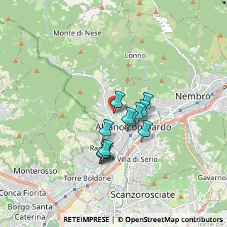 Mappa Via Guglielmo Marconi, 24022 Alzano Lombardo BG, Italia (1.265)