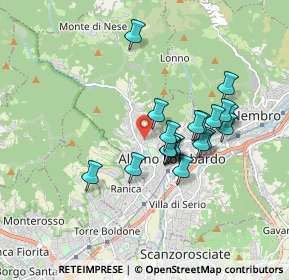 Mappa Via Guglielmo Marconi, 24022 Alzano Lombardo BG, Italia (1.45632)