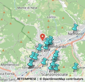 Mappa Via Guglielmo Marconi, 24022 Alzano Lombardo BG, Italia (2.13529)