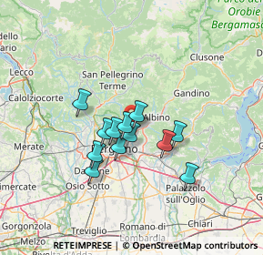 Mappa Via Guglielmo Marconi, 24022 Alzano Lombardo BG, Italia (9.82833)